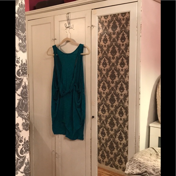 Scott Y2K Dreams of Zebra Blue Marble Racerback Tank Full Open Back - Picture 6 of 8